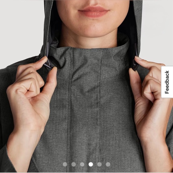 Eddie Bauer Women's Girl on the Go Insulated Waterproof Trench Coat
Black Large - Picture 4 of 16